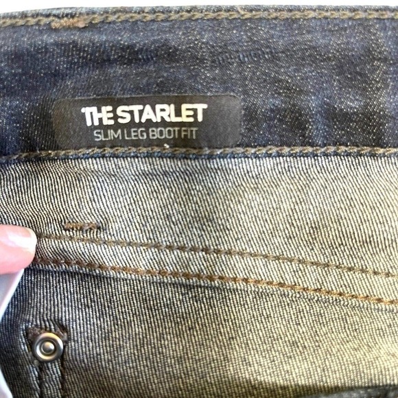 Joes Jeans The Starlet Slim Leg Boot Taylor Wash Stretch Denim Womens Size 26 - Picture 8 of 10